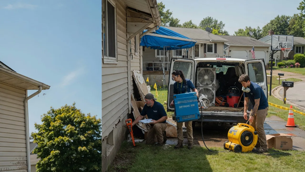 Ceiling Leak Cleanup in Nichols, WI near me